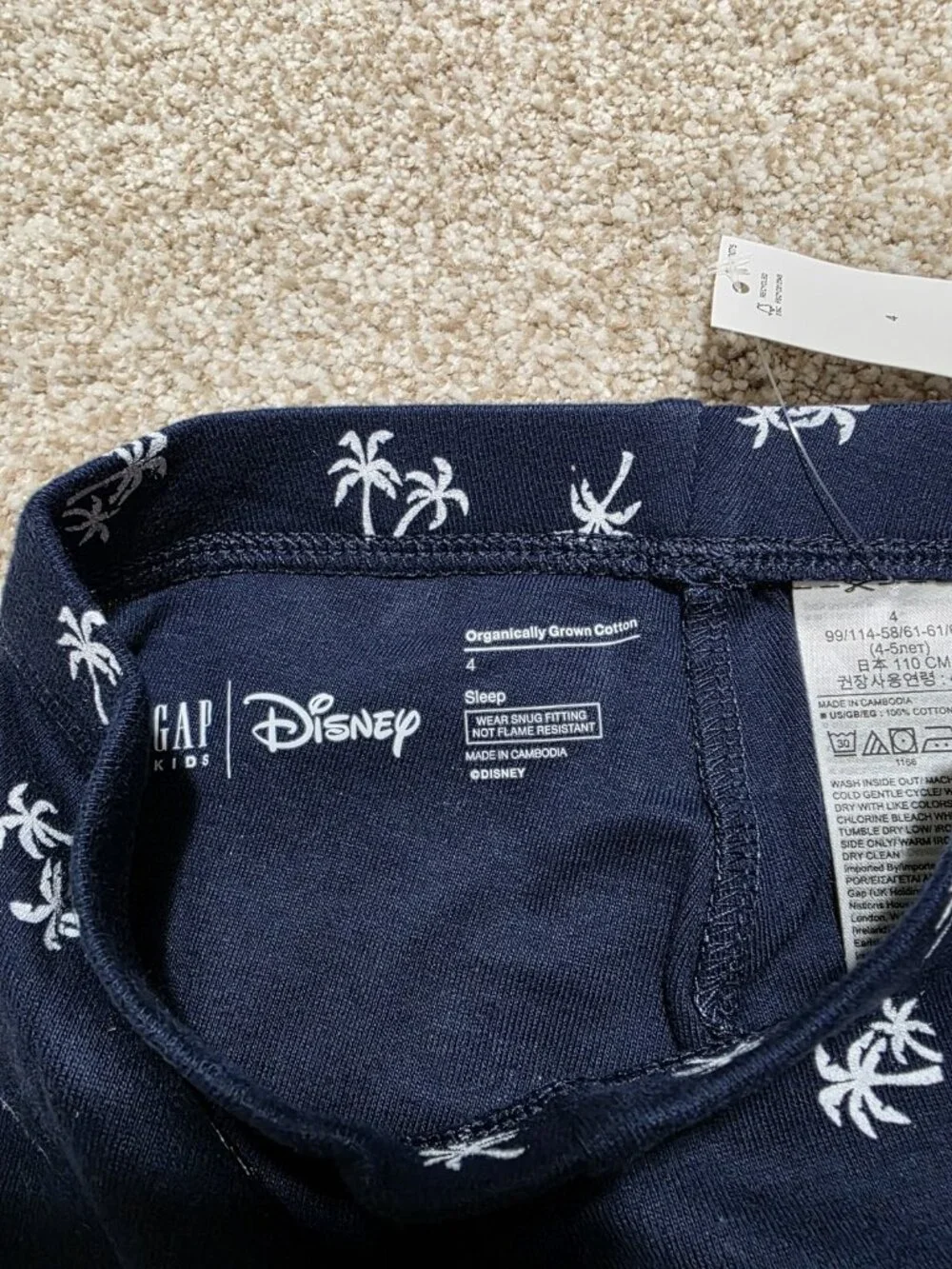 Gap Disney Little Girls Minnie Mouse Tropical Outfit Short And Shorts Set Size 4